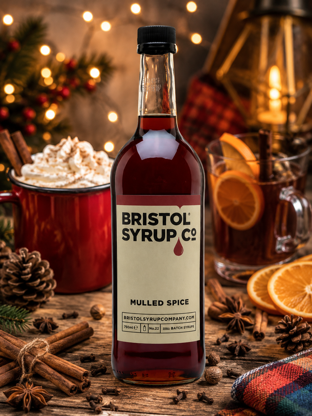 Bristol Mulled Spice Syrup 50cl 