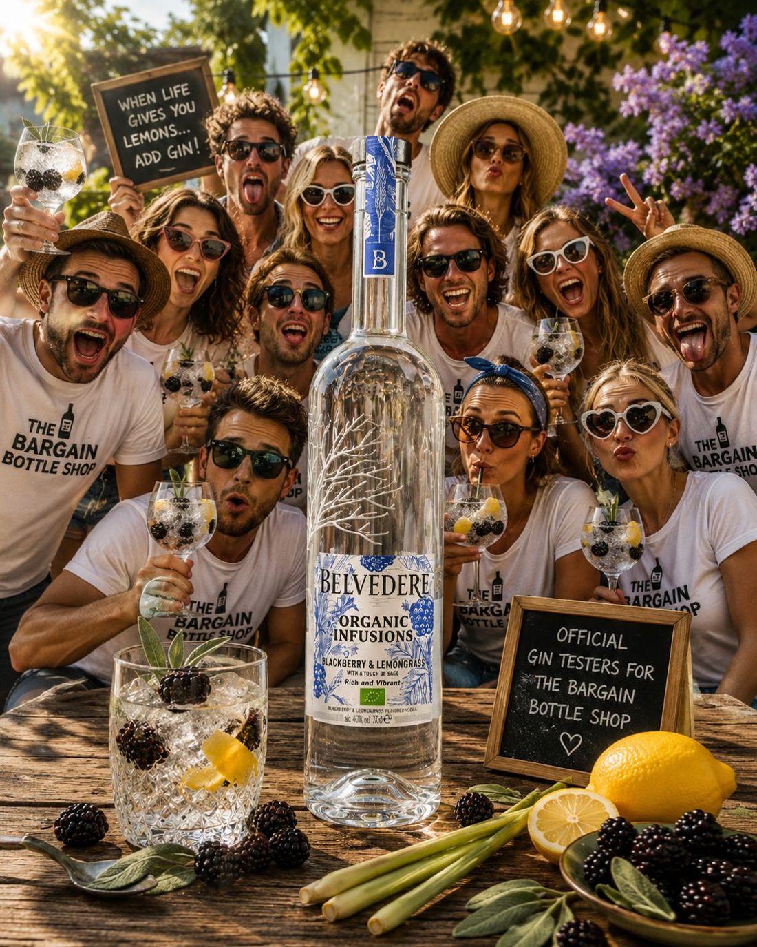 Belvedere Organic Infusions Blackberry & Lemongrass Vodka 70cl 40%