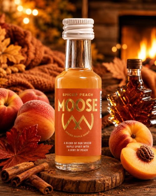 MOOSE Spiced Peach 2cl Miniature 21%