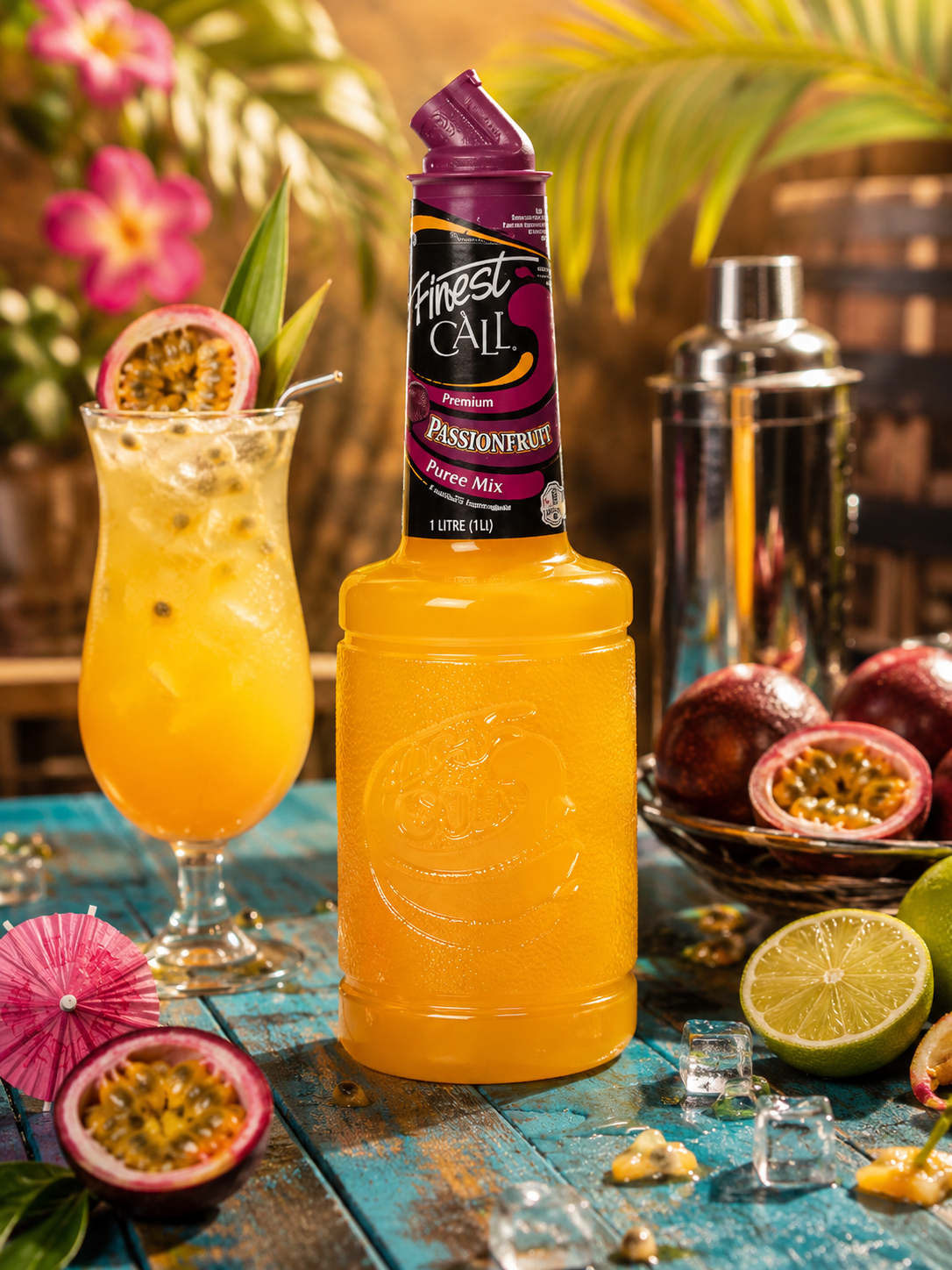 Finest Call Passion Fruit Puree Mix 1 Litre