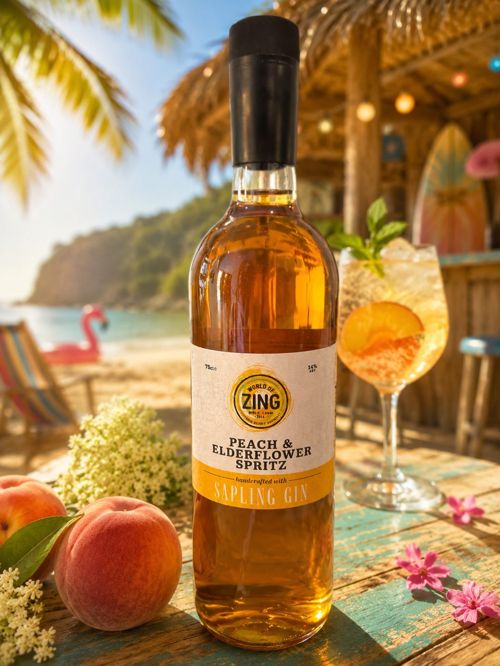 Peach & Elderflower Spritz Cocktail 75cl 14%