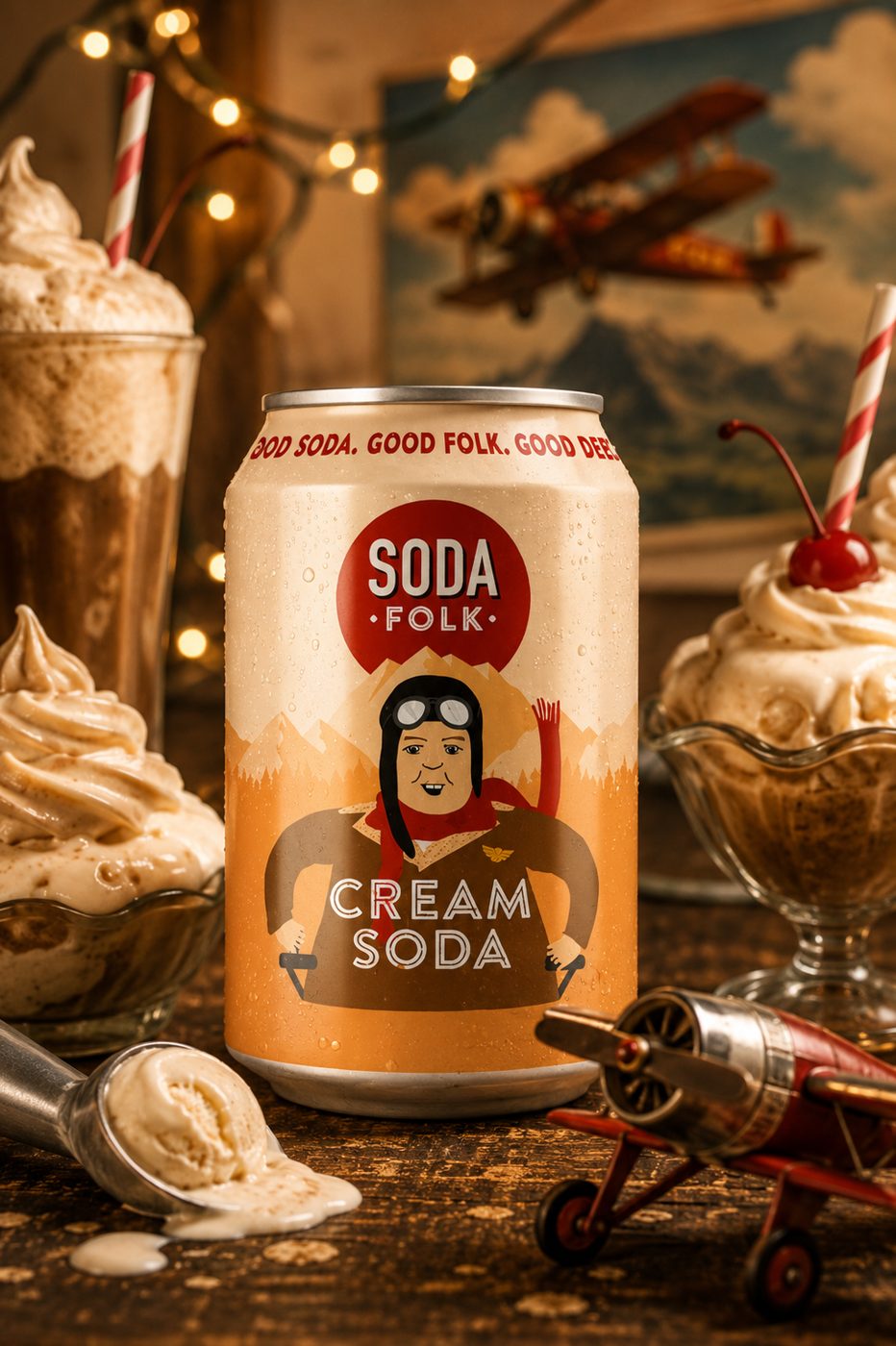 Cream Soda Soda Folk (24x33cl)