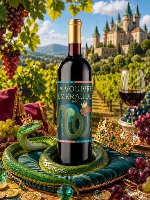 La Vouivre Emeraude Merlot 2024 Domaine Montariol Degroote 13%