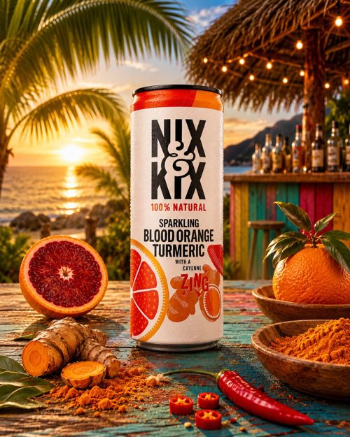 Nix & Kix Blood Orange & Turmeric (24x25cl)