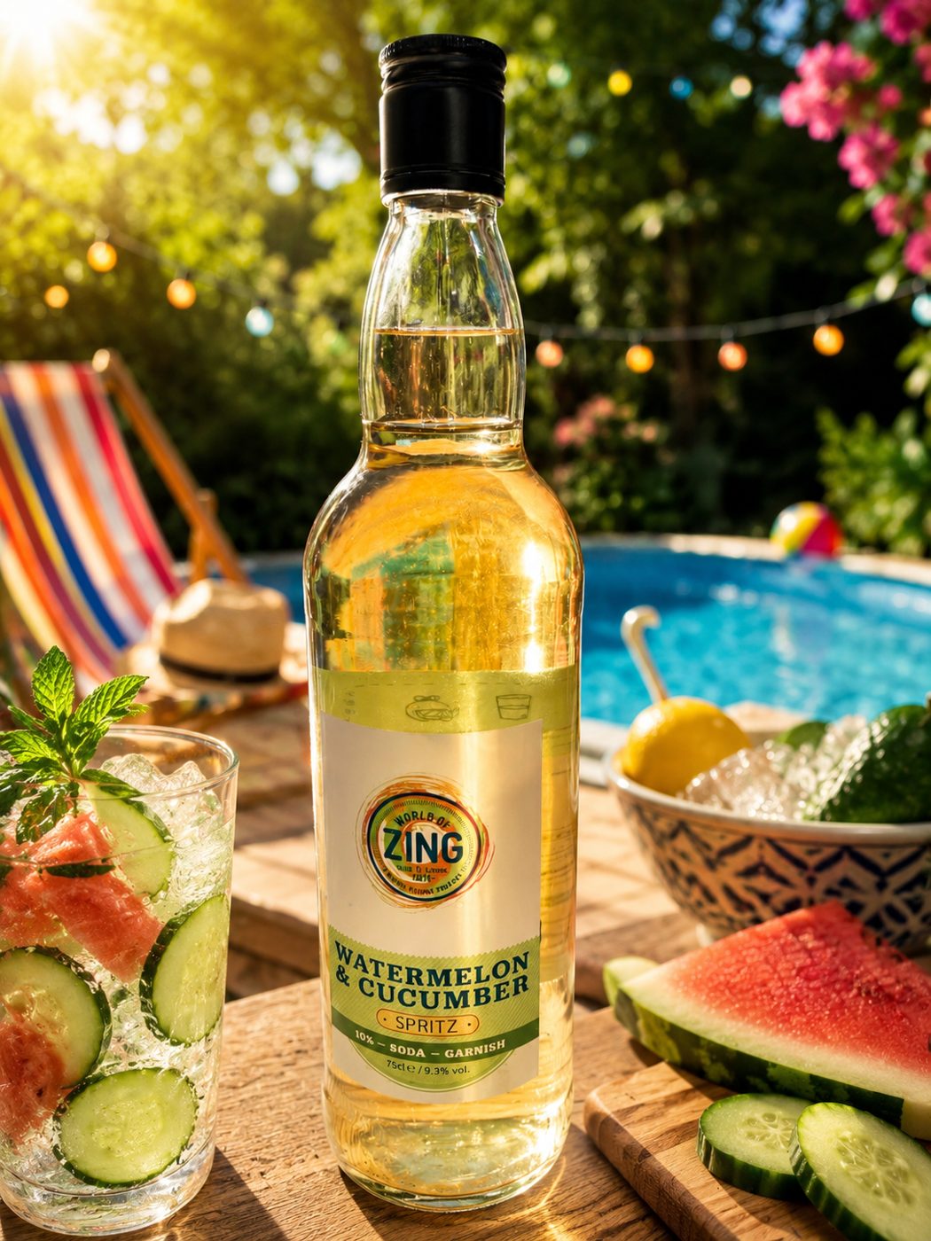Watermelon & Cucumber Spritz Cocktail 75cl 9.3%