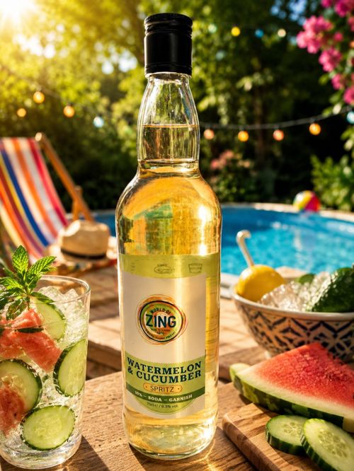 Watermelon & Cucumber Spritz Cocktail 75cl 9.3%