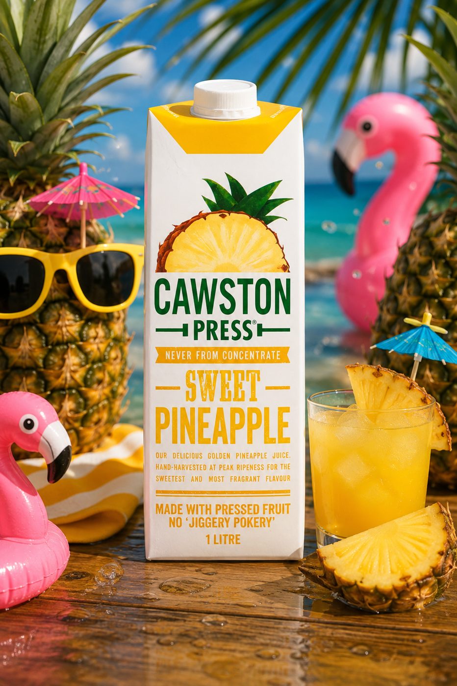 Cawston Press Sweet Pineapple (8x1 Litre)