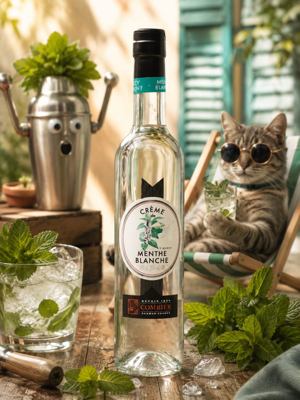 Combier Creme de Menthe Blanche 50cl 25%