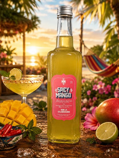 Revolucion de Cuba Spicy Mango Cocktail 70cl 20%