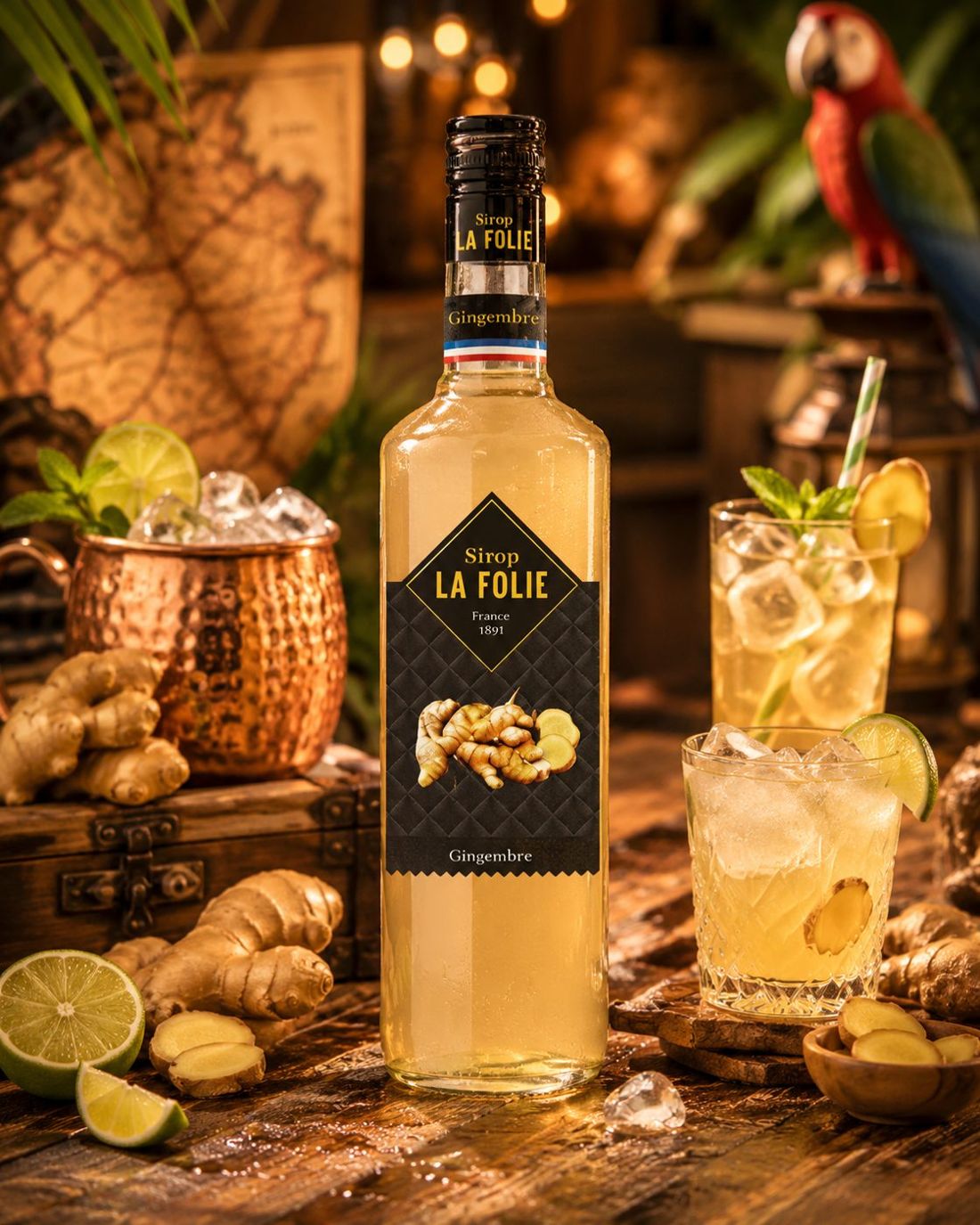 Combier La Folie Ginger Syrup 70cl 