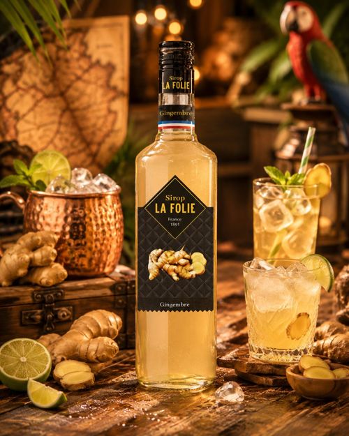 Combier La Folie Ginger Syrup 70cl
