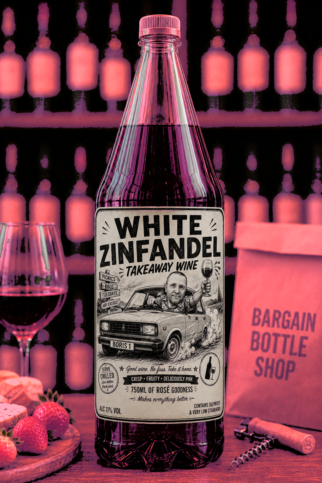 White Zinfandel 1 Litre 10%