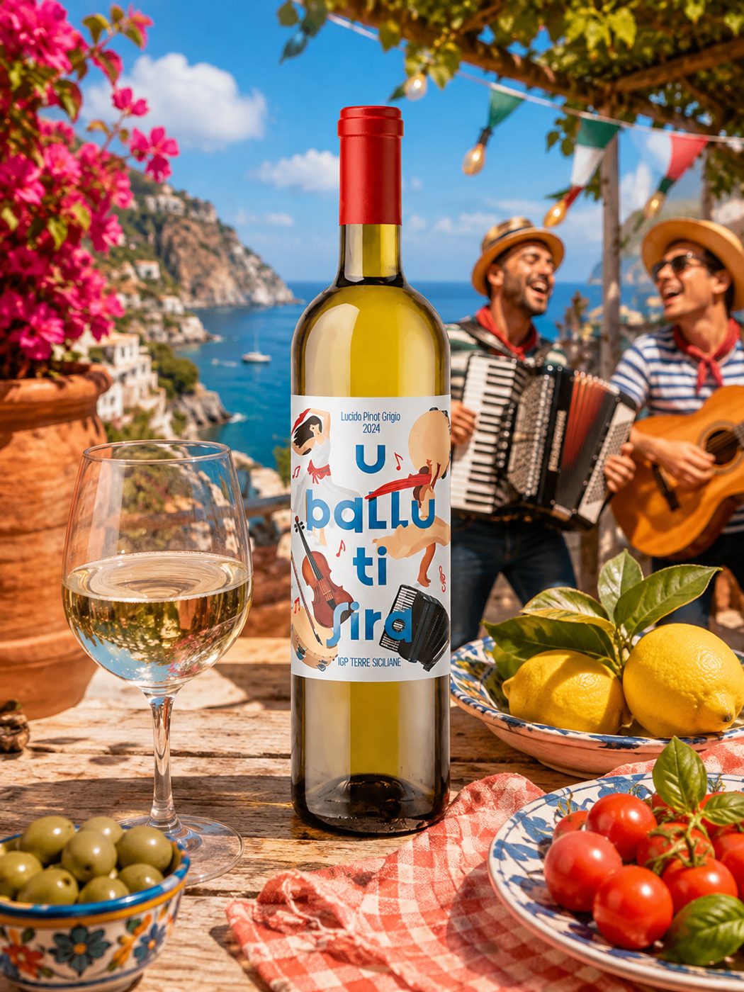 U Ballu Ti Sira Lucido Pinot Grigio 2024 Colomba Bianca 10.5%