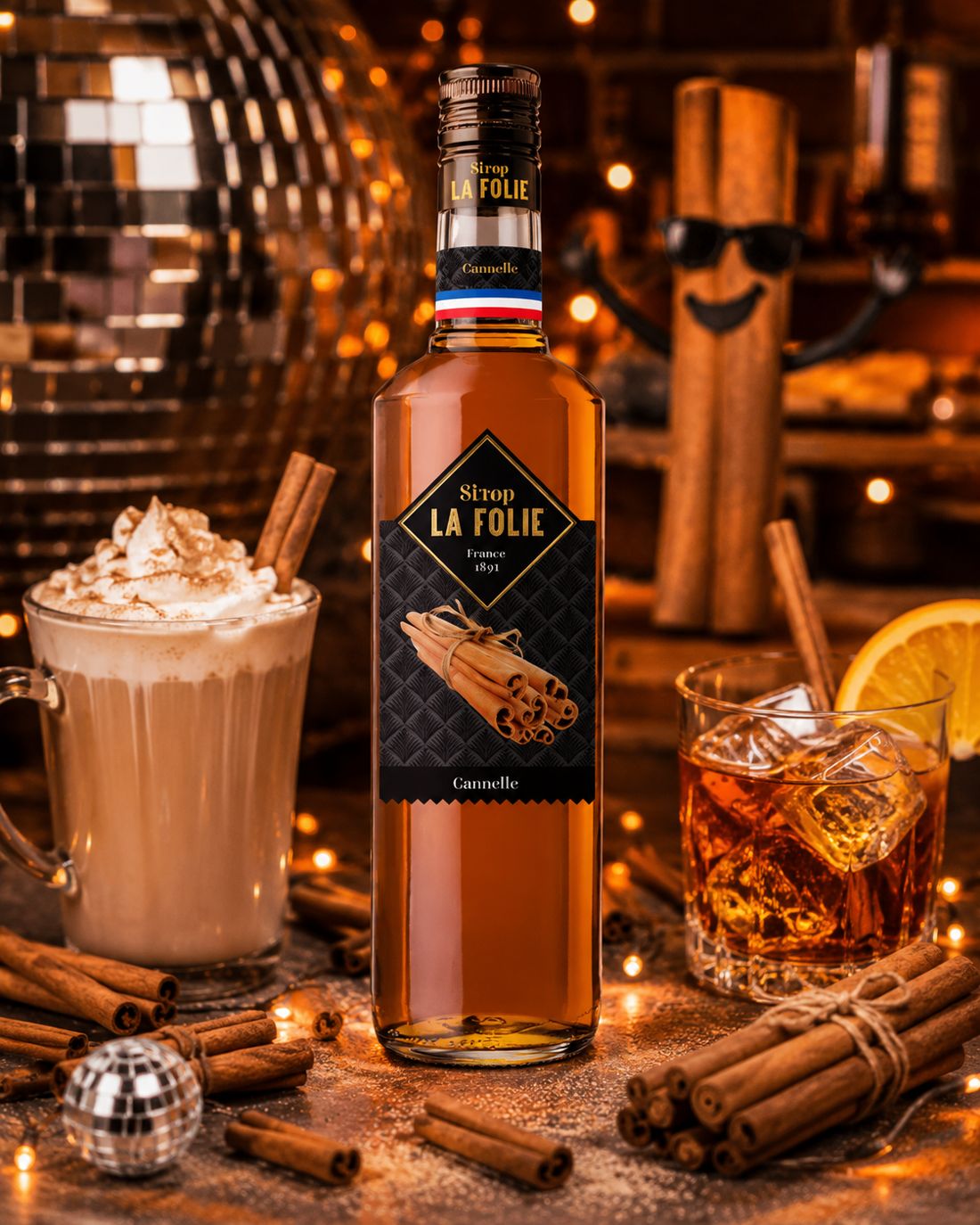 Combier La Folie Cinnamon Syrup 70cl