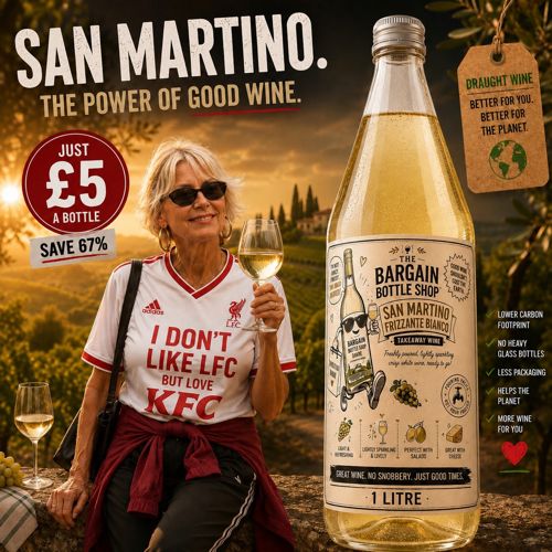 San Martino Frizzante Bianco Sparkling Wine 1 Litre 11%