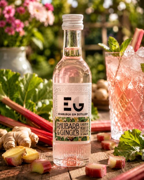 Edinburgh Gin Rhubarb & Ginger Liqueur Miniature 5cl