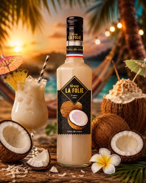 Combier La Folie Noix de Coco Coconut Syrup 70cl